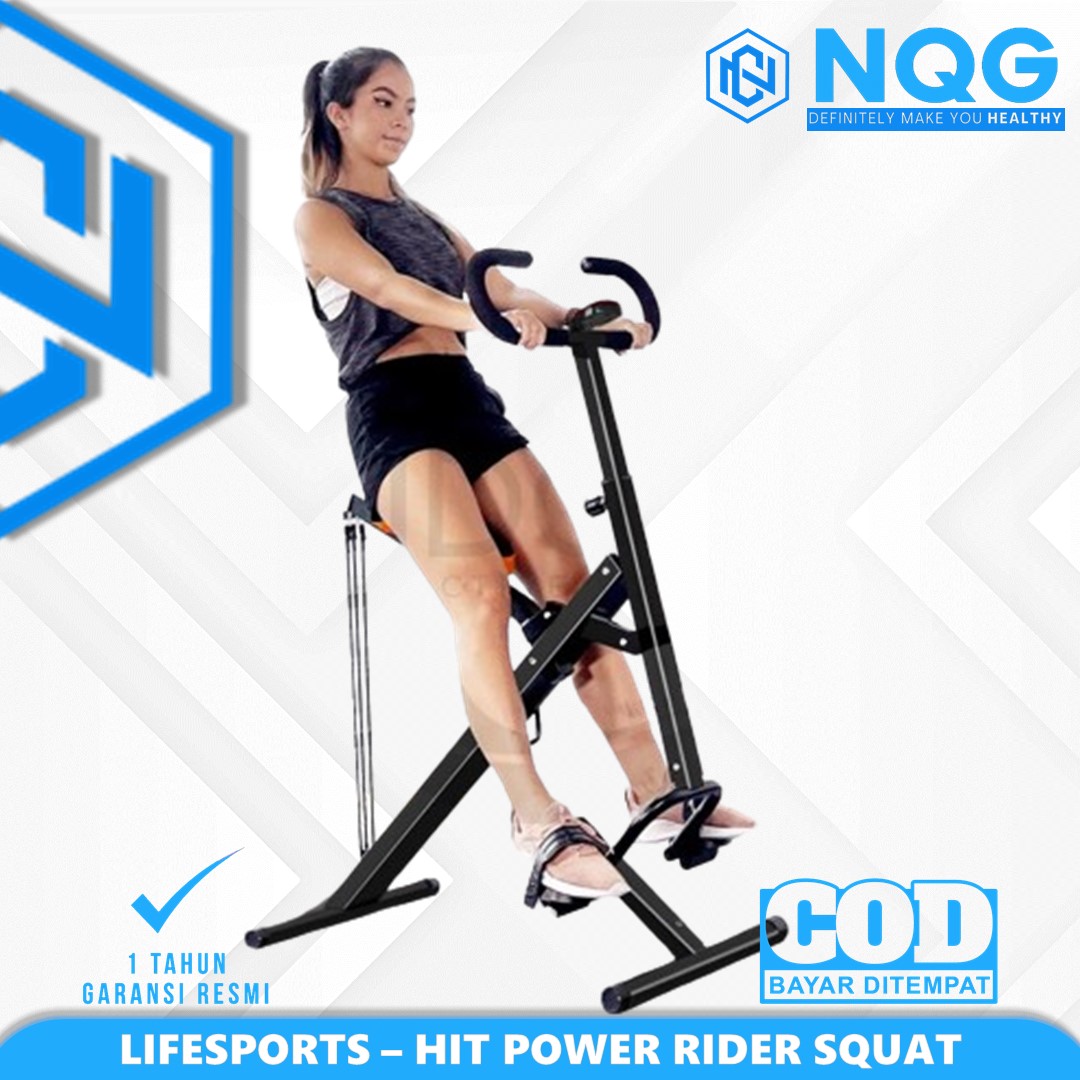 NQG – Lifesports Sport Hit Power Squat Alat Olahraga Gym Fitness Horse Rider