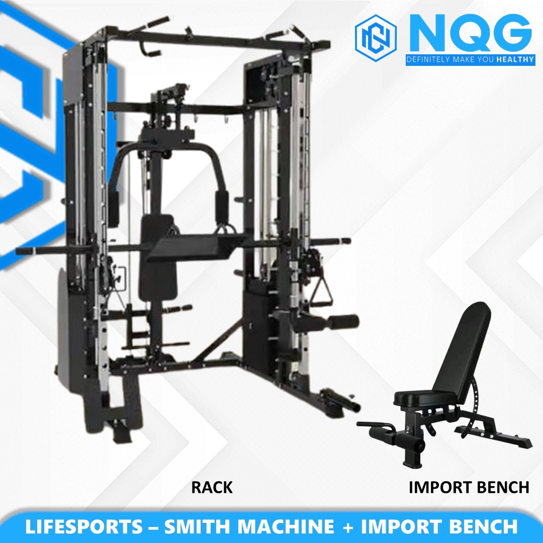 NQG – New Alat Olahraga Fitness Gym Multifunctional Smith Machine Butterfly Legpress Usafit UF020