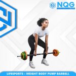 NQG – New Alat Olahraga Gym Fitness Weight Bodypump Barbel Set Color 20 Kg
