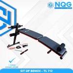 NQG – New Alat Olahraga Fitness Gym Sport Sit Up Adjustable Bench TL 712 Multifungsi
