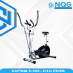 TOTAL – New Alat Olahraga Gym Fitness Sepeda Statis Elliptical Static Bike Crosstrainer TL 8505