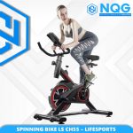 NQG – New Alat Olahraga Gym Sepeda Statis Fitness Spinning Indoor Cycling Bike Lifesports LS CH55