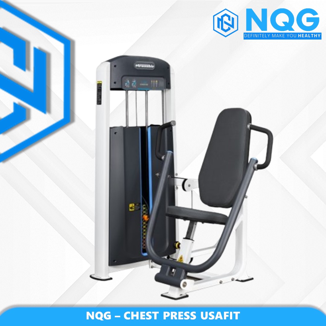 NQG – New Alat Olahraga Fitness Gym Chest Press Machine Usafit Commercial Grade