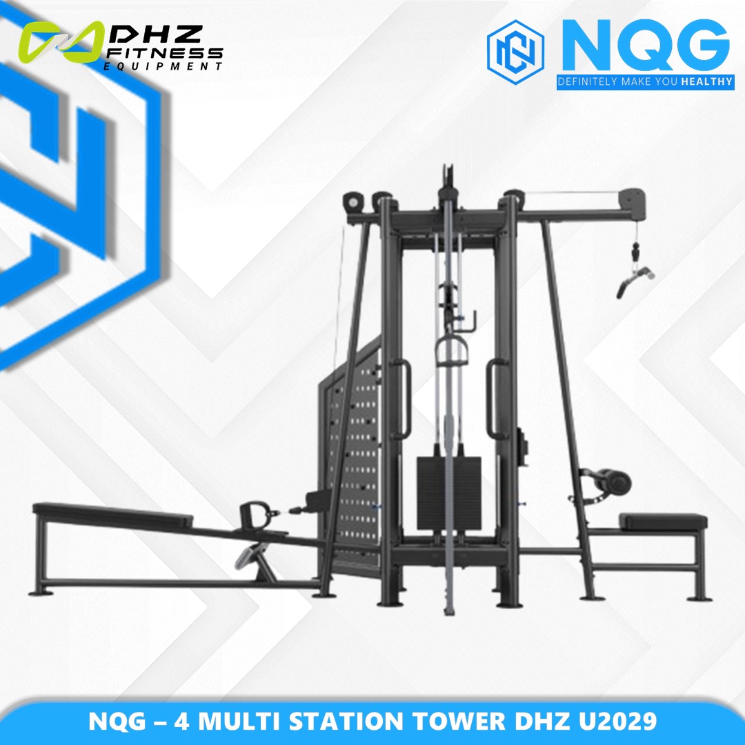 NQG – New Alat Olahraga Fitness Gym Multi 4 Station Tower Machine DHZ Prestige Series U2029