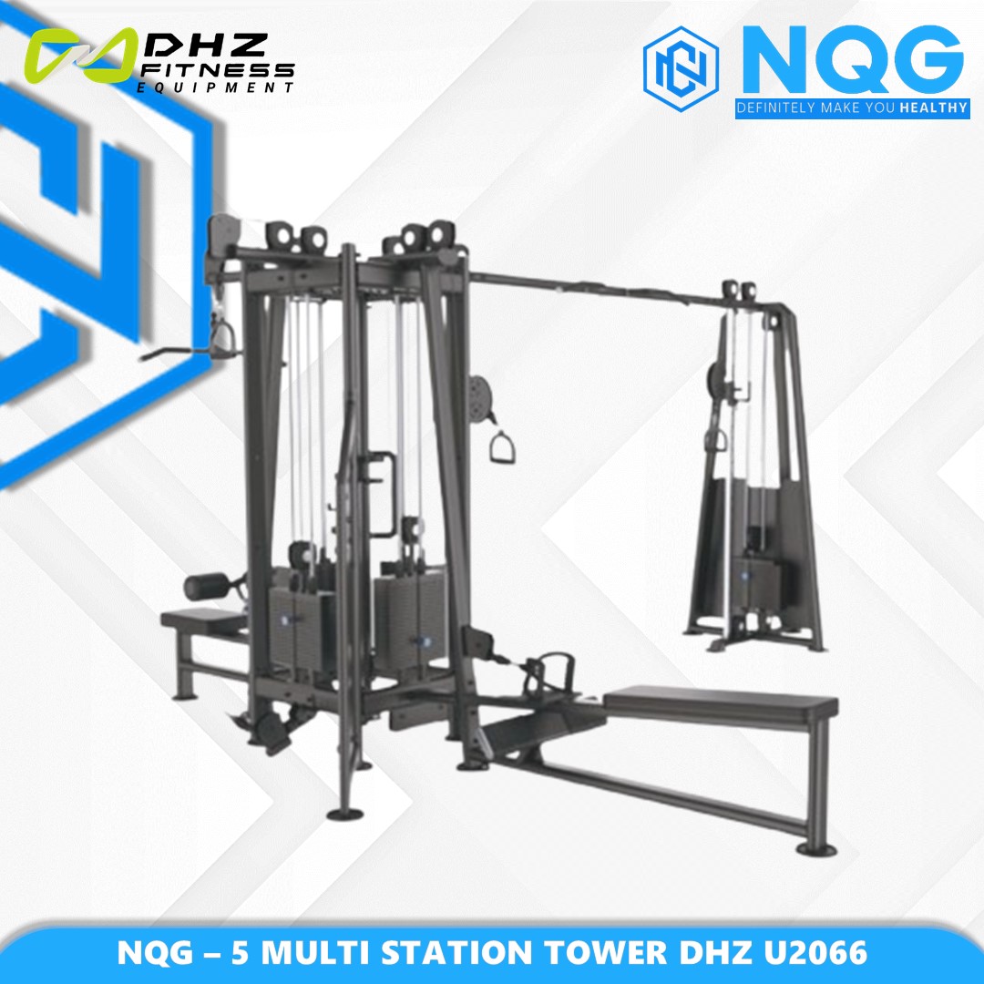 NQG – New Alat Olahraga Fitness Gym Multi 5 Station Tower Machine DHZ Prestige Series U2066