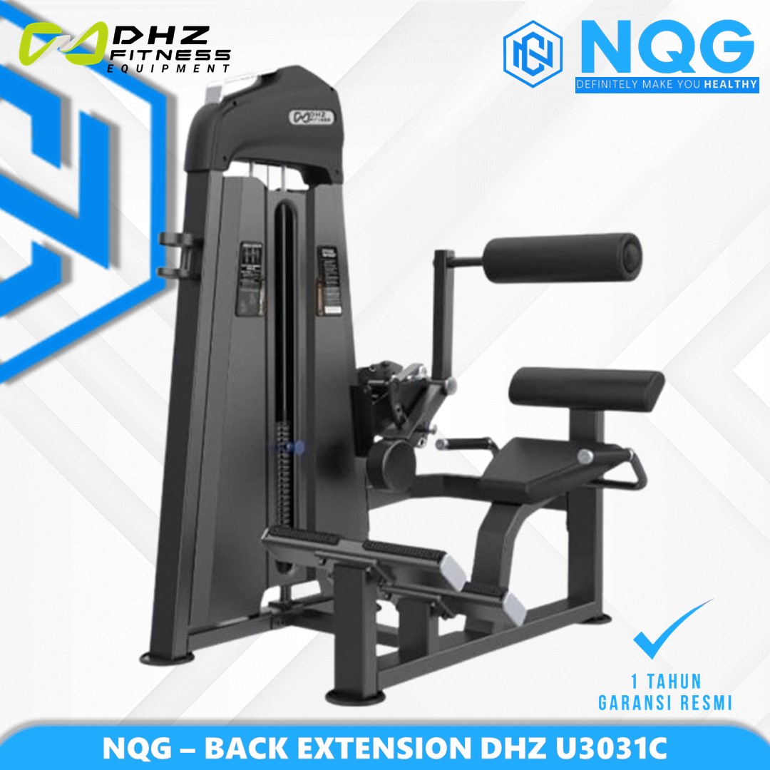 NQG – New Alat Olahraga Fitness Gym Machine Back Extension Pin loaded DHZ Evost Series U3031C