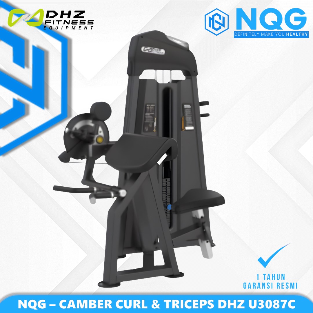 NQG – New Alat Olahraga Fitness Gym Machine Camber Curl And Triceps DHZ Evost Series U3087C
