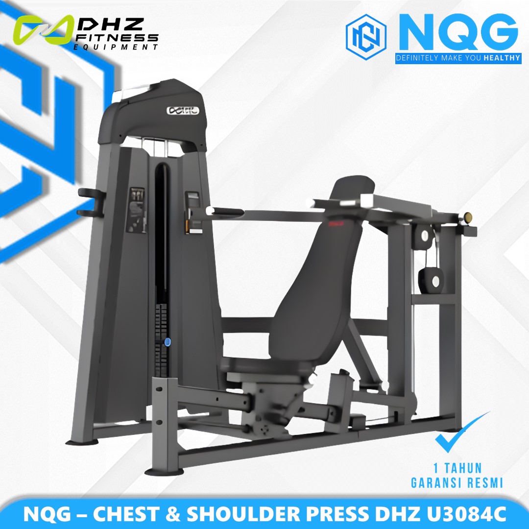 NQG – New Alat Olahraga Fitness Gym Machine Shoulder And Chest Press DHZ Evost Series U3084C