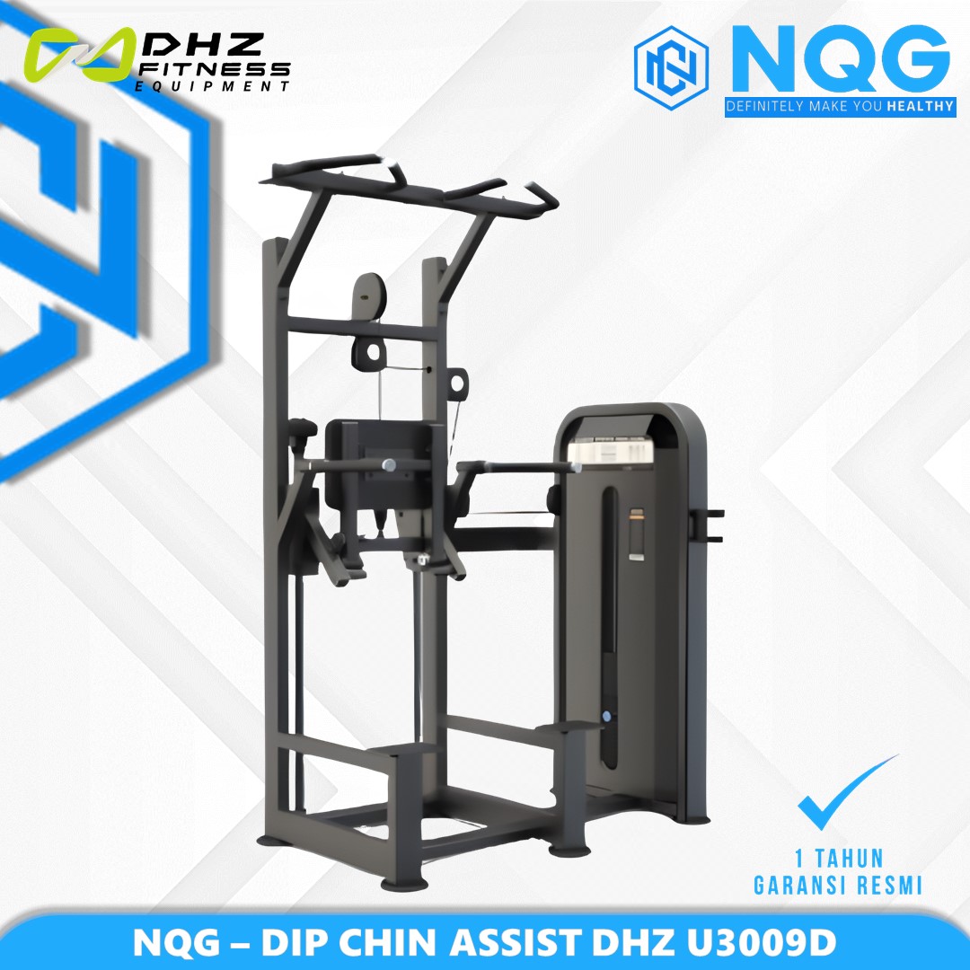 NQG – New Alat Olahraga Fitness Gym Machine Dip Chin Assist Pull Up DHZ Series U3009D