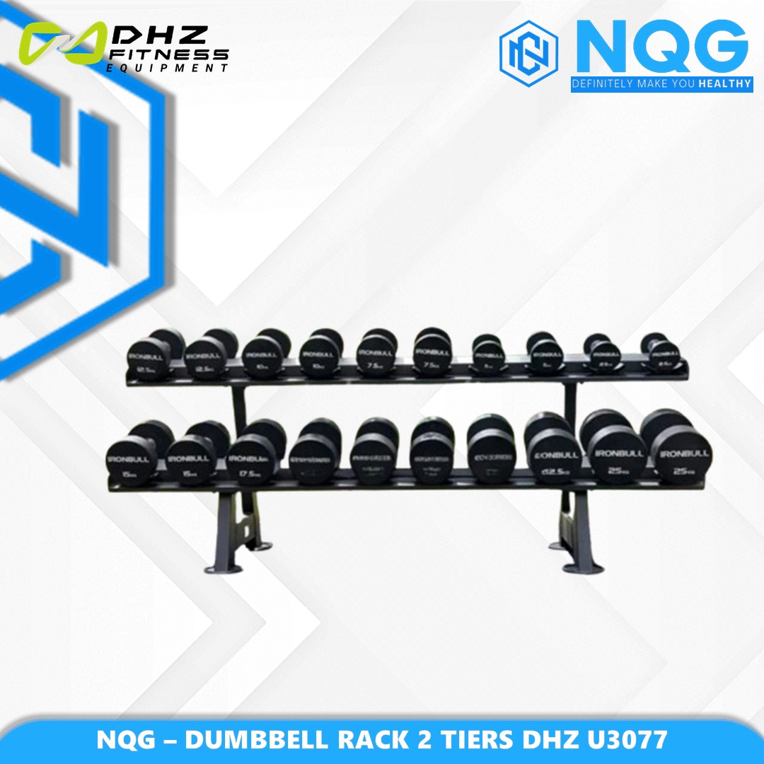 NQG – New Alat Olahraga Fitness Gym Rack DHZ Evost Series U3077 Plus Dumbbell Set 2,5-25 Kg