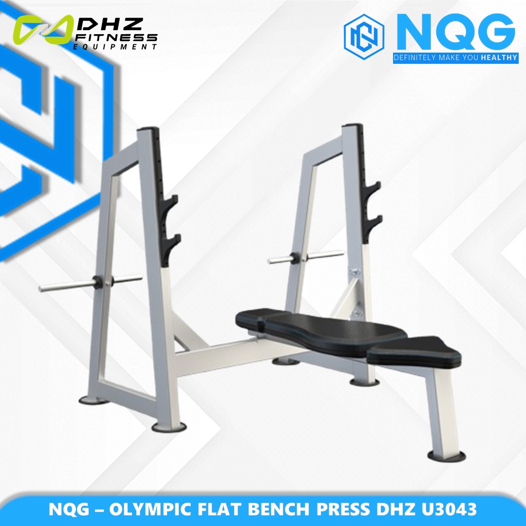 NQG – New Alat Olahraga Fitness Gym Olympic Flat Bench Press Machine DHZ Evost Series U3043