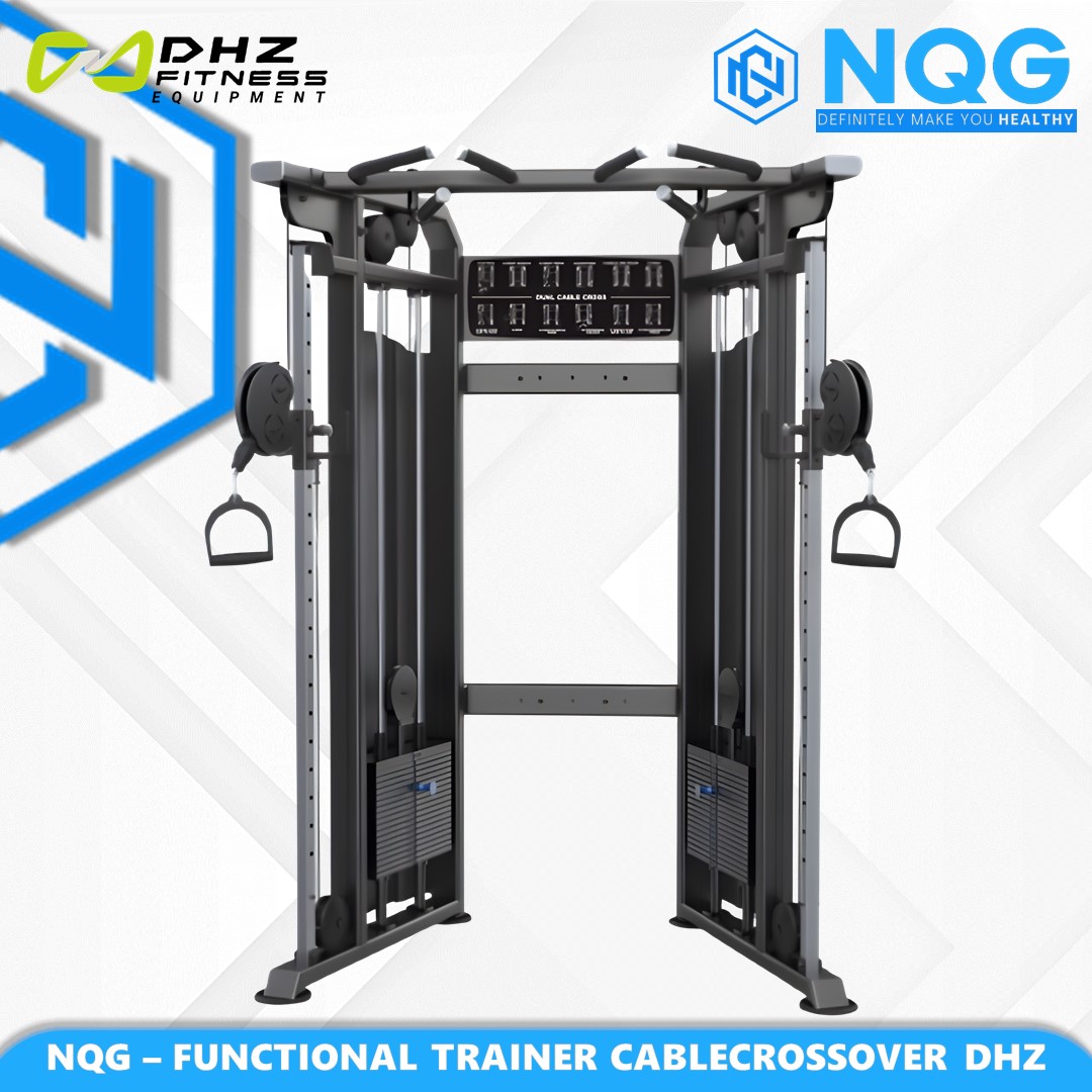 NQG – New Alat Olahraga Fitness Dual Adjustable Pulley Functional Trainer DHZ Evost U1017C