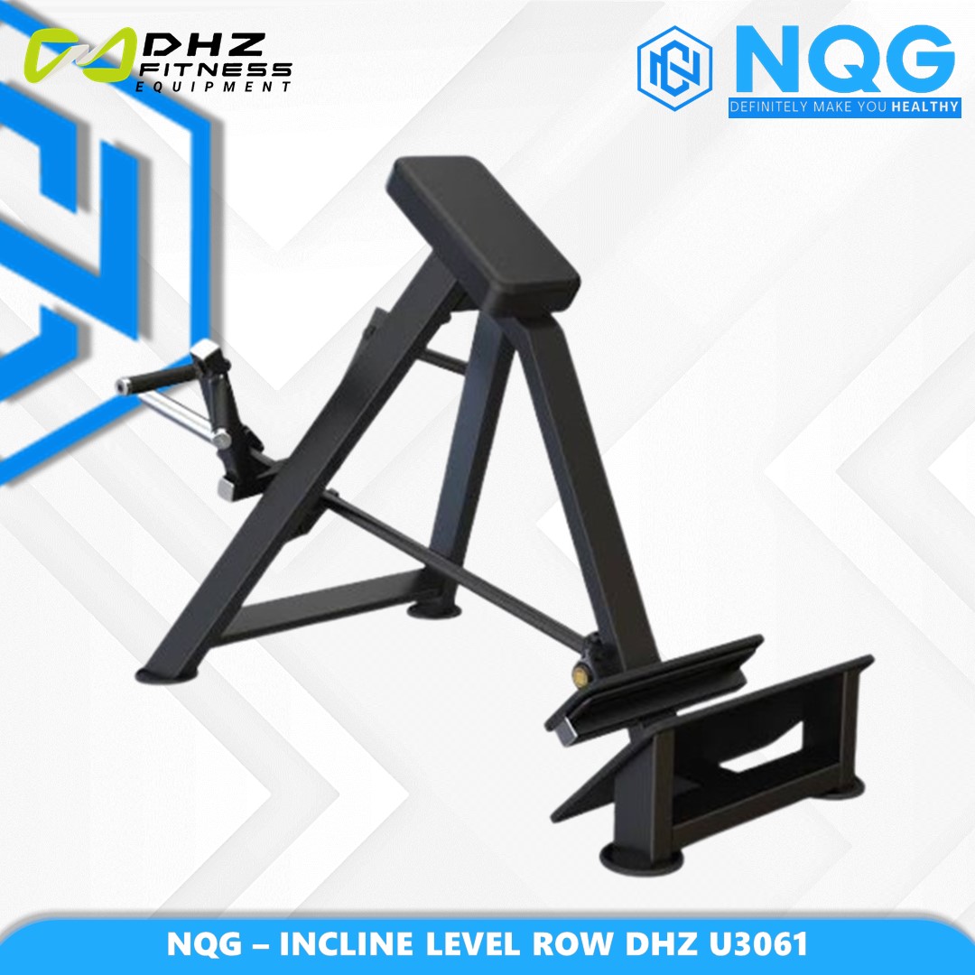 NQG – New Alat Olahraga Fitness Gym Incline Level Row Machine DHZ Evost Series U3061 Import