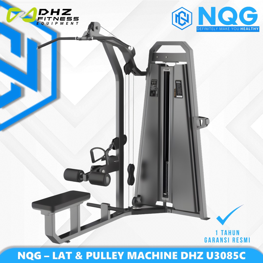 NQG – New Alat Olahraga Fitness Gym Machine Lat And Pulley Pin Loaded DHZ Evost Series U3085C