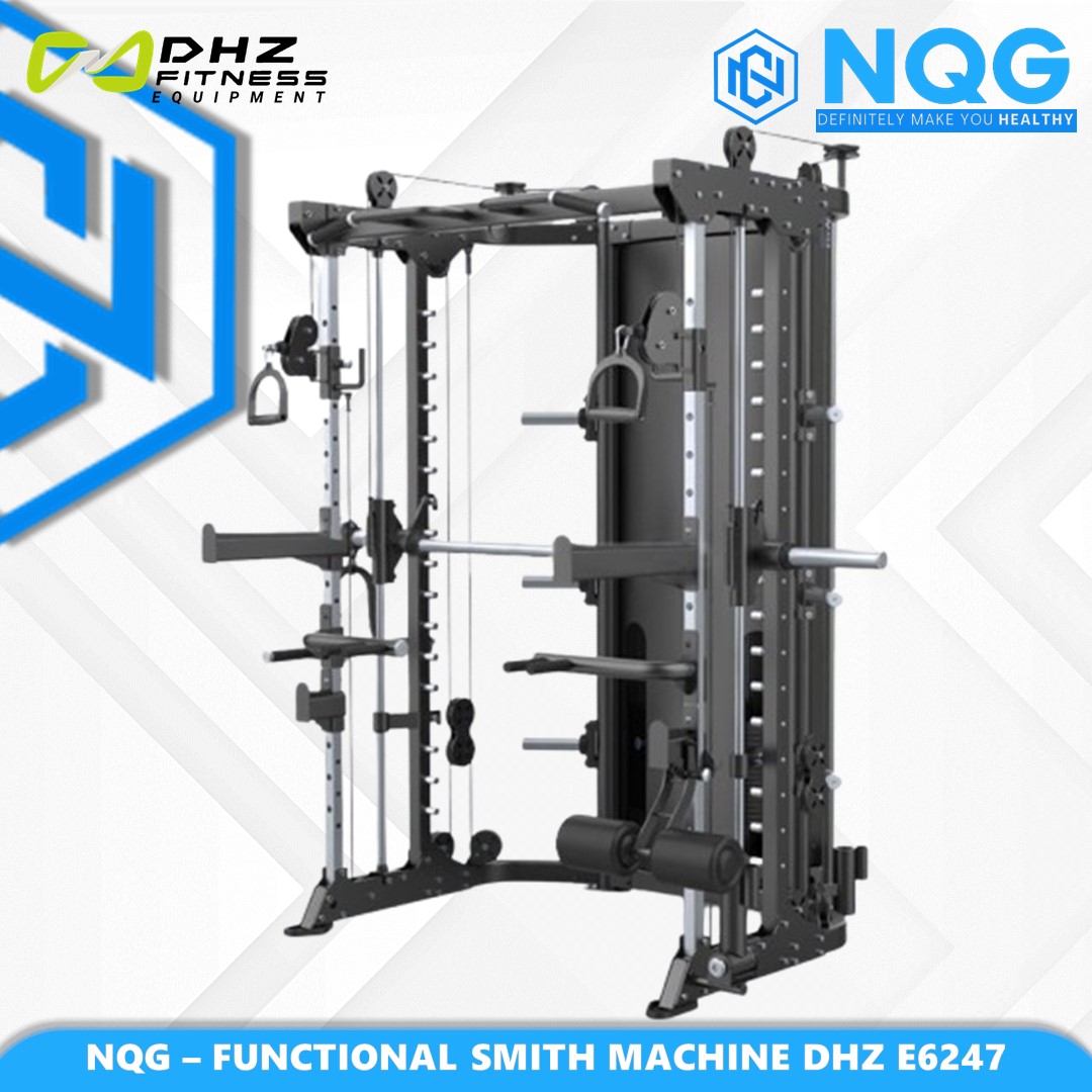 NQG – New Alat Olahraga Fitness Gym Functional Smith Multi Machine Cable Motion DHZ E6247
