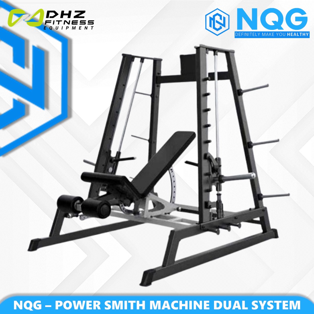 NQG – Alat Olahraga Fitness Power Smith Machine Dual System Upper Defender Series DHZ D602
