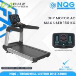 NQG – New Alat Olahraga Walking Pad Treadmill Listrik Elektrik DHZ X8000 AC 3 HP Motorized