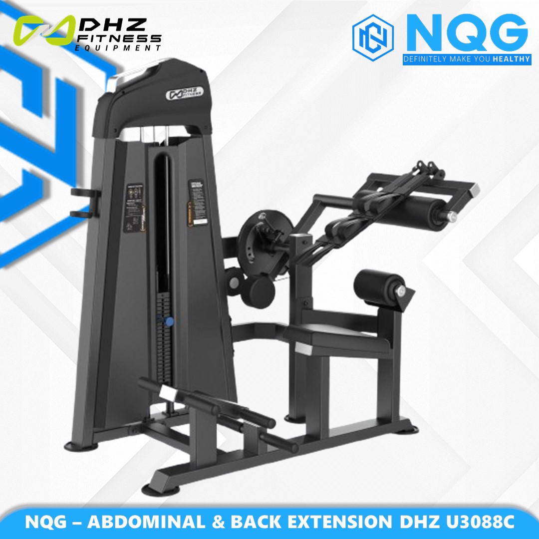 NQG – New Alat Olahraga Fitness Gym Abdominal Back Extension Machine Evost Series DHZ U3088C