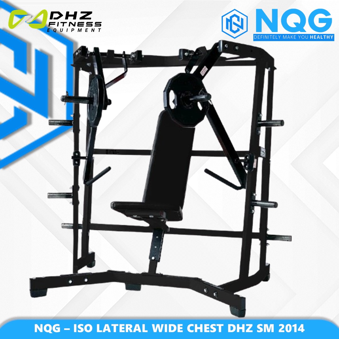 NQG – New Alat Olahraga Fitness Gym ISO Lateral Wide Chest Press SM2014 Dhz Hammer Force Pro