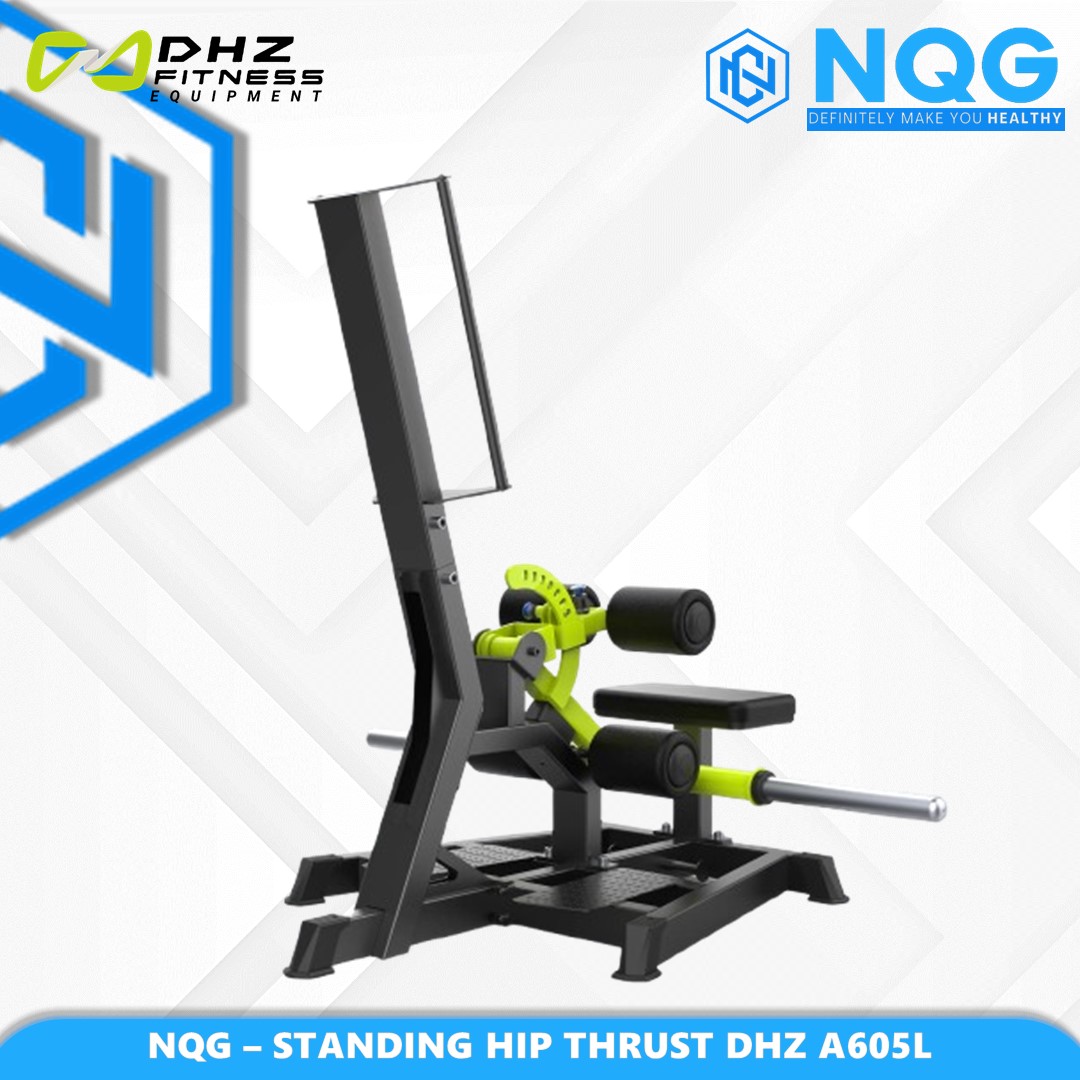 NQG – New Alat Olahraga Fitness Gym Standing Hip Thrust Machine Plate Loaded DHZ A605L