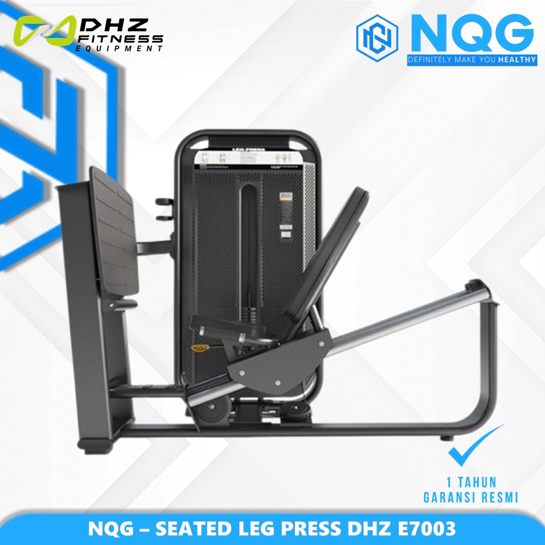 NQG – New Alat Olahraga Fitness Gym Seated Leg Press Machine Fusion Pro Series DHZ E7003
