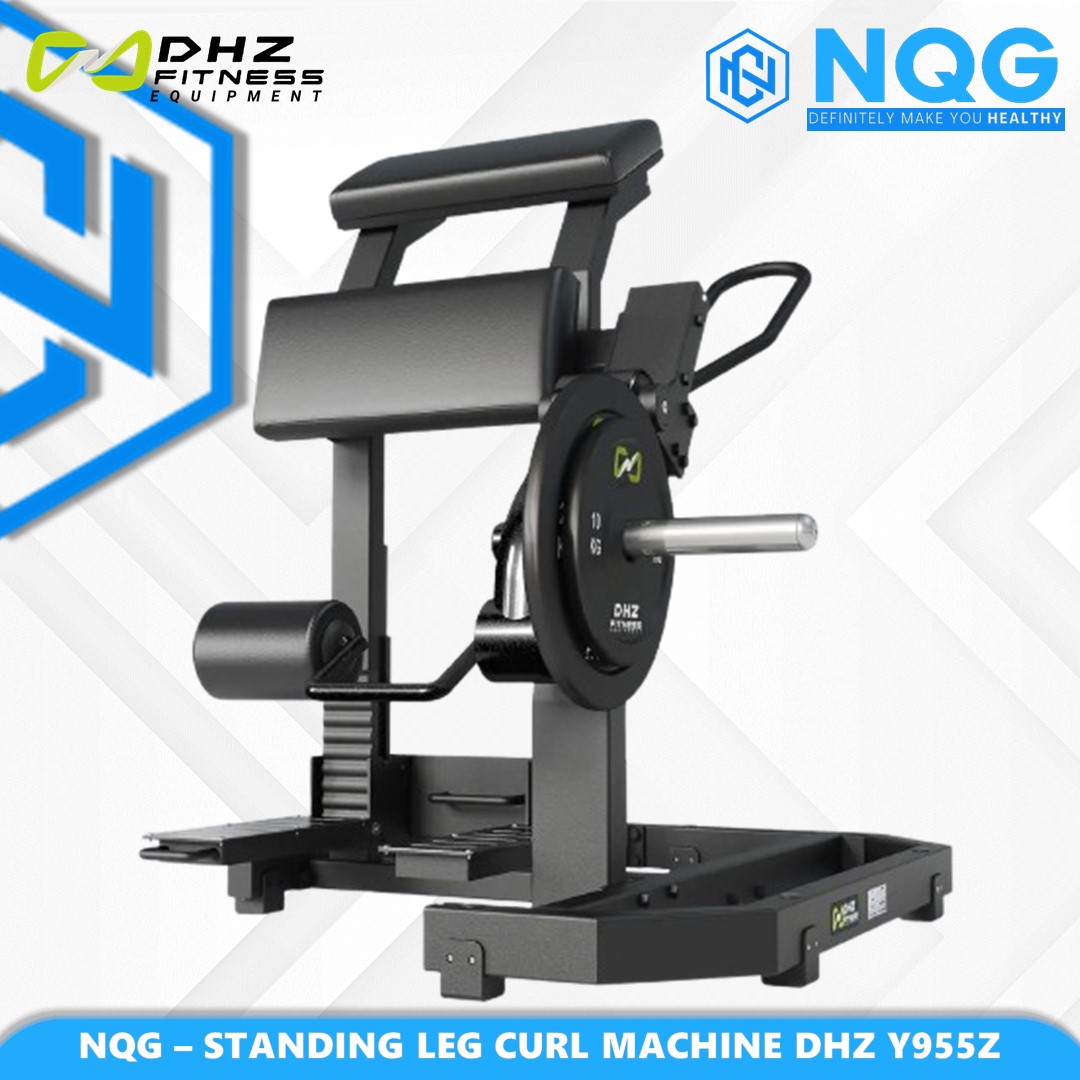 NQG – New Alat Olahraga Fitness Gym Standing Leg Curl DHZ Y955Z Y Series Plate Loaded