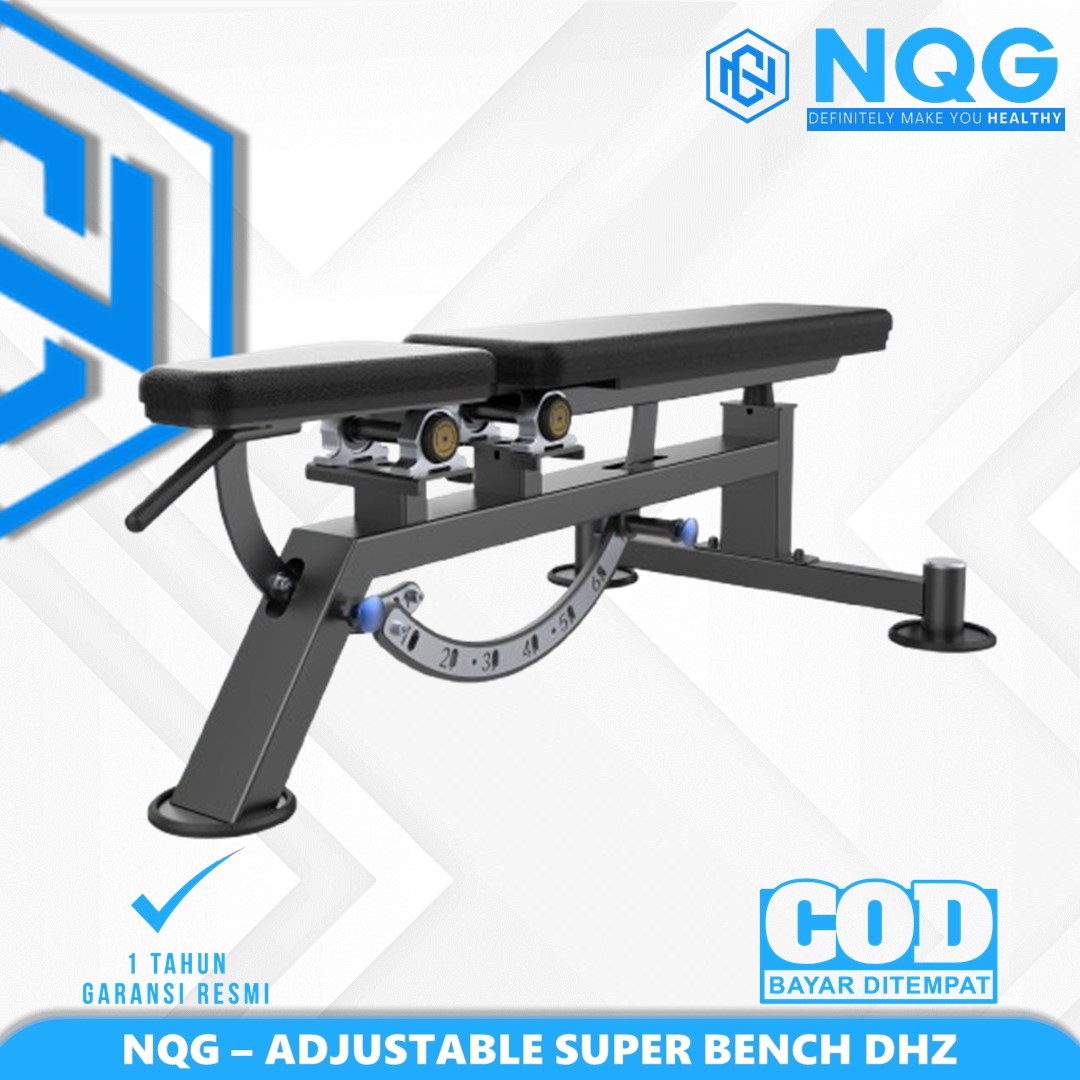 NQG – New Alat Olahraga Fitness Gym Adjustable Super Bench Machine Evost Series DHZ U3039