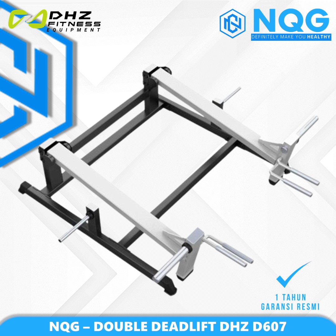 NQG – New Alat Olahraga Fitness Double Deadlift Shrug Machine Strenght Plate Loaded DHZ D607