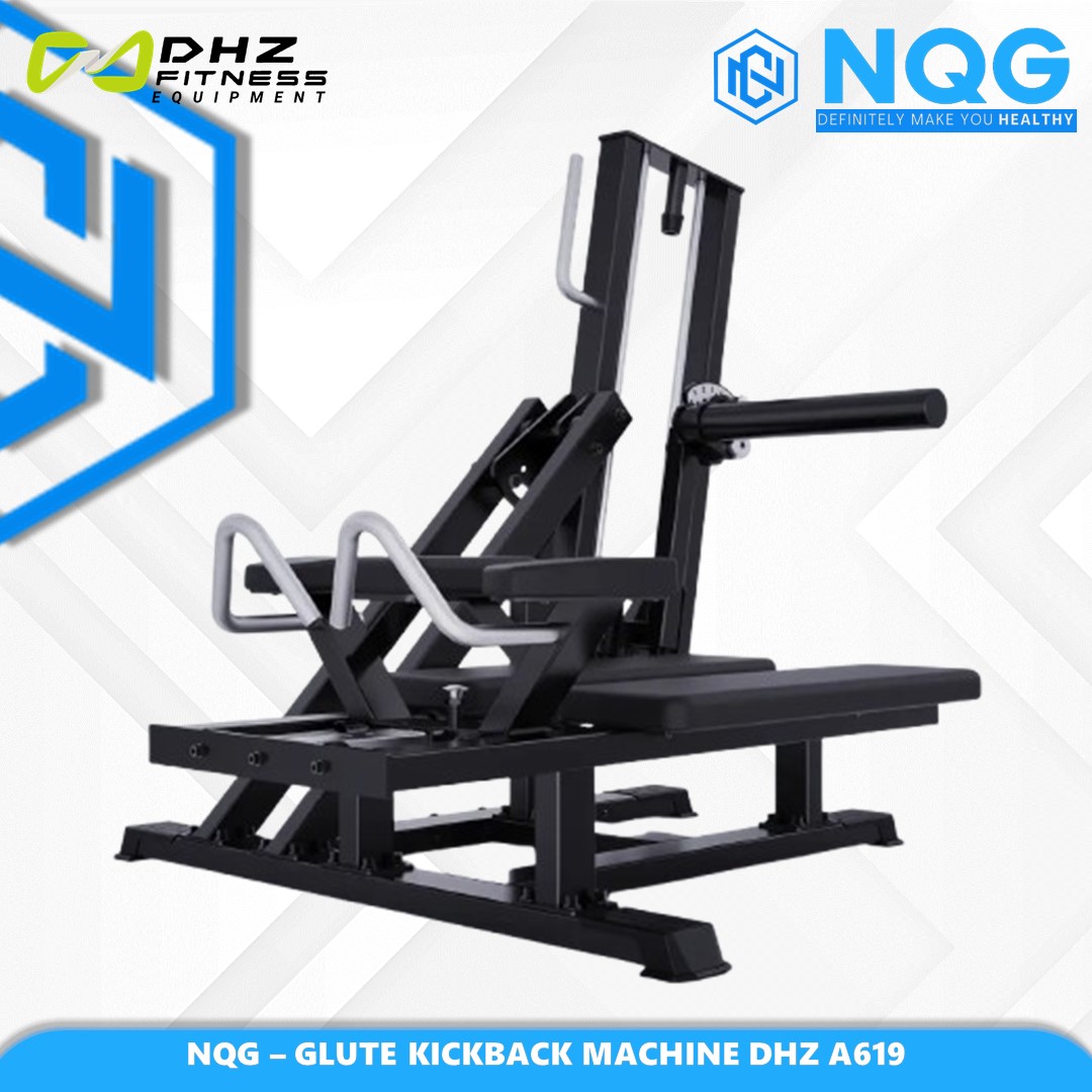 NQG – New Alat Olahraga Fitness Gym Glute Kickback Machine Legs Glutes DHZ Plate Loaded A604