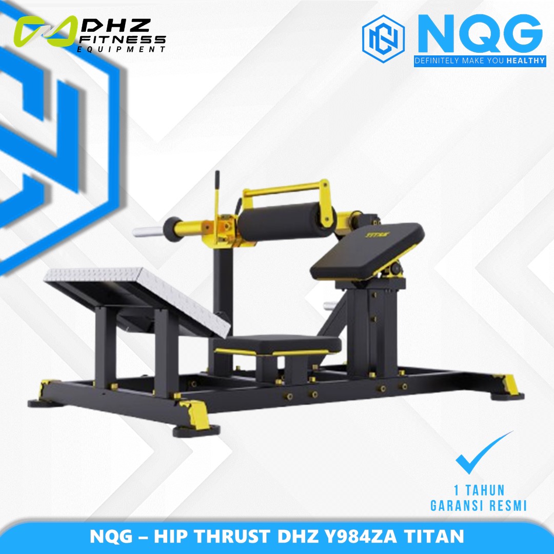 NQG – New Alat Olahraga Fitness Golden Hip Thrust Machine Titan Mechanix Series DHZ Y984ZA