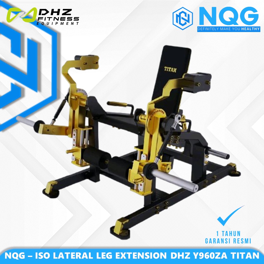 NQG – New Alat Olahraga Fitness Golden Iso Lateral Leg Extension Titan Series DHZ Y960ZA