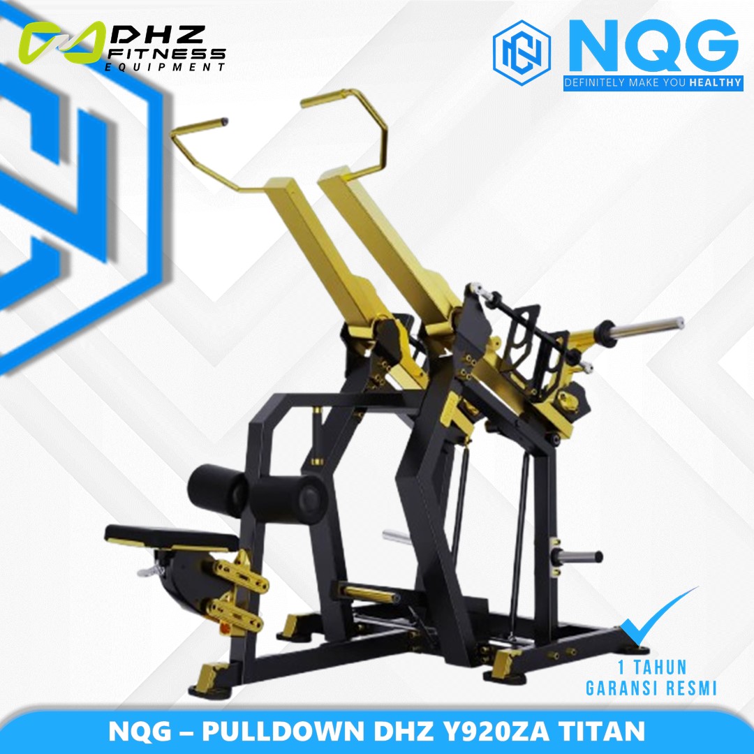 NQG – New Alat Olahraga Fitness Golden Pulldown Machine Titan Series DHZ Y920ZA Plate Loaded