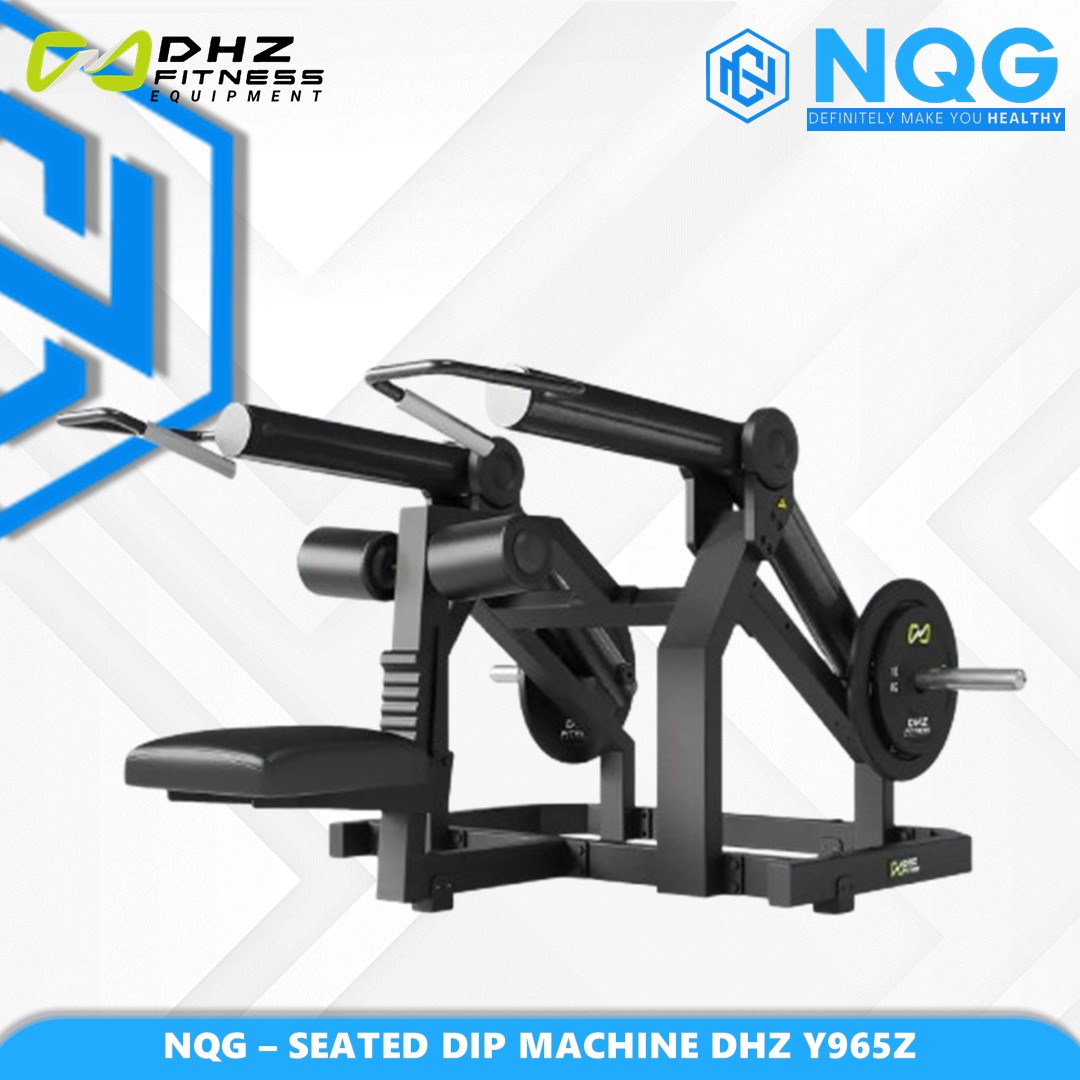 NQG – New Alat Olahraga Fitness Gym Tricep Push Up Seated Dip DHZ Y965Z Y Series Plate Loaded