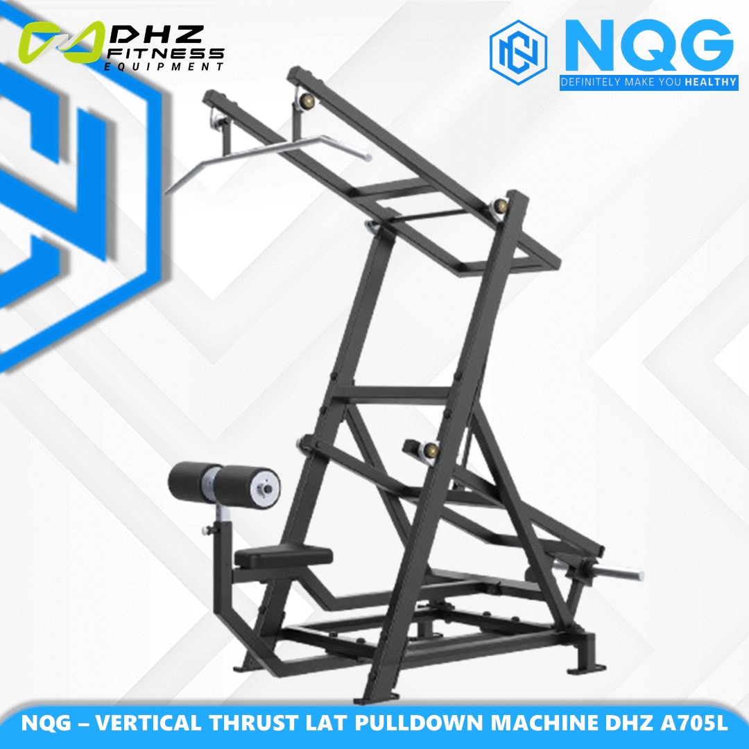 NQG – New Alat Olahraga Fitness Gym Vertical Thrust Lat Pulldown Machine DHZ Plate A705L Flex