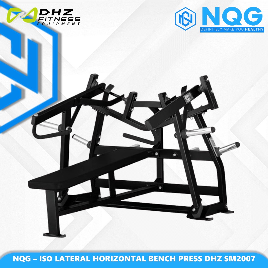 DHZ – New Alat Olahraga Fitness ISO Lateral Horizontal Bench Press SM2007 Dhz Hammer Force Pro