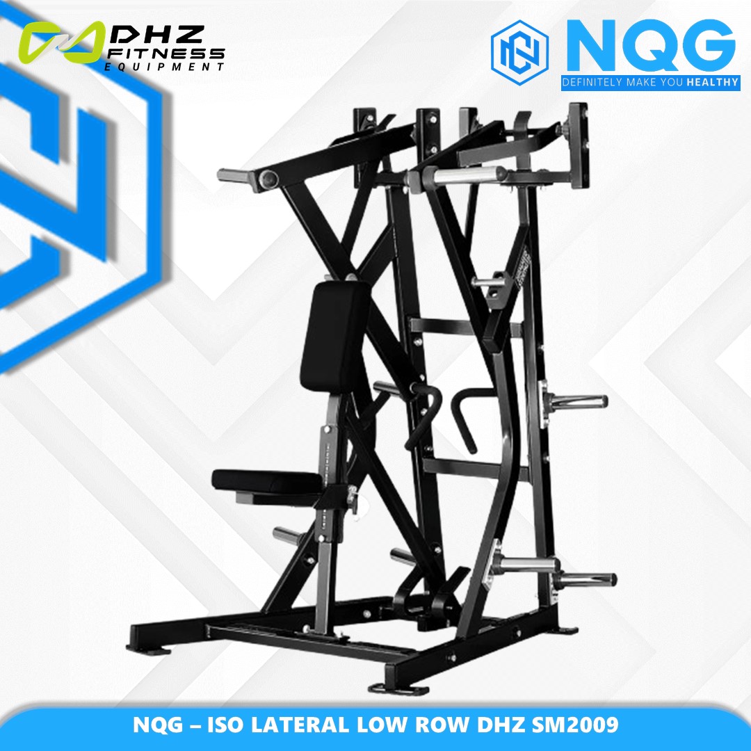 NQG – New Alat Olahraga Fitness Gym ISO Lateral Low Row Machine SM2009 Dhz Hammer Force Pro