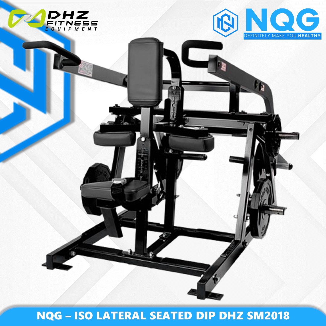 NQG – New Alat Olahraga Fitness Gym ISO Lateral Seated Dip SM2018 Dhz Hammer Force Pro Plate