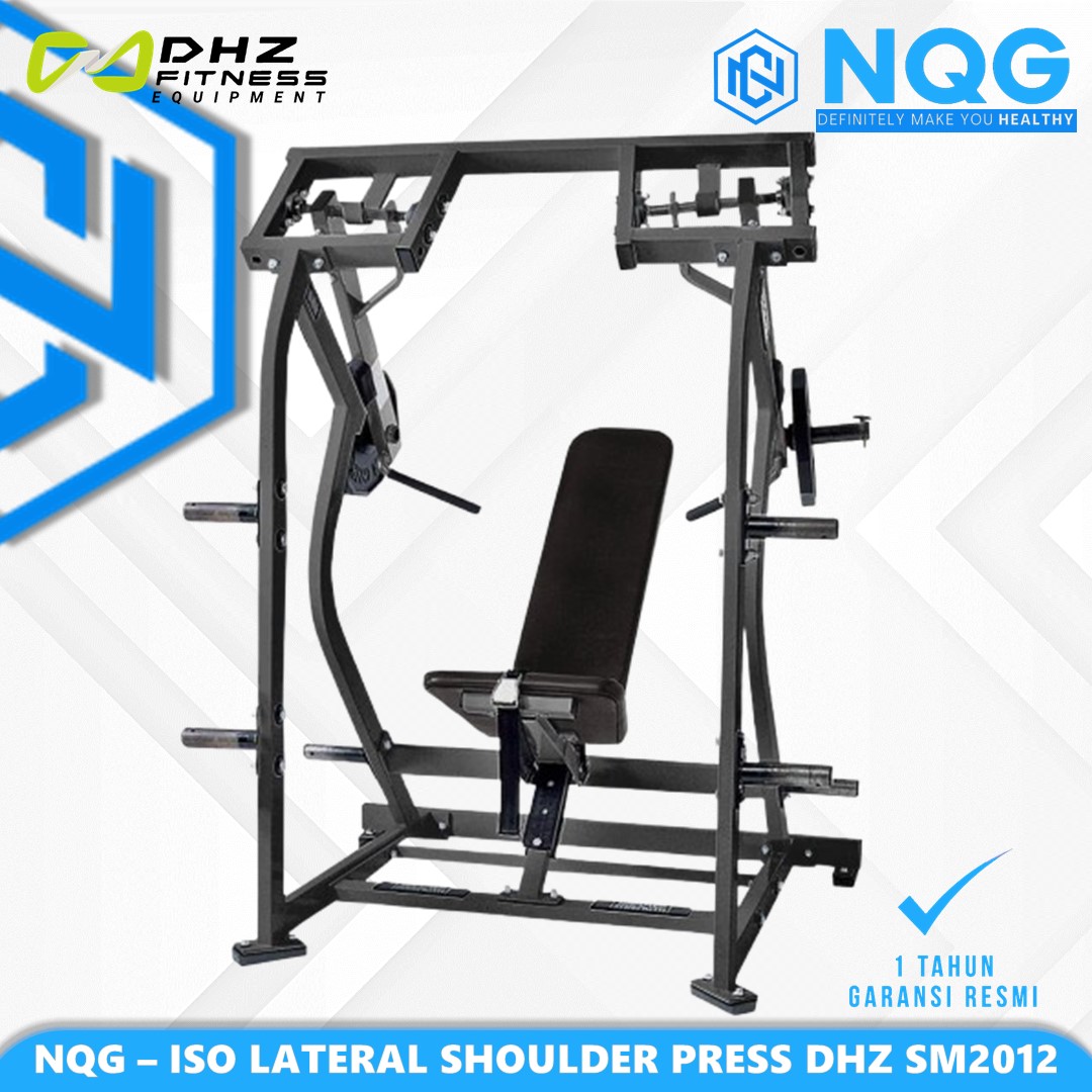 NQG – New Alat Olahraga Fitness ISO Lateral Shoulder Press Machine SM2012 Dhz HammerForce Pro