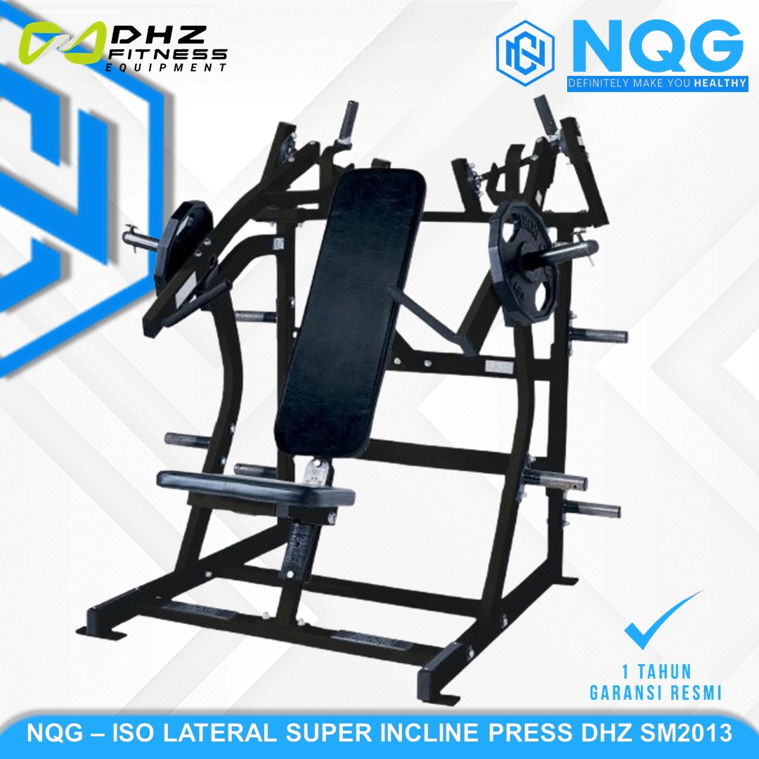 NQG – New Alat Olahraga Fitness ISO Lateral Super incline Press SM2013 Dhz Hammer Force Pro