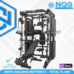 NQG – New Alat Olahraga Fitness Gym Smith Machine Butterfly Power Rack Plus Bench Total TL 099